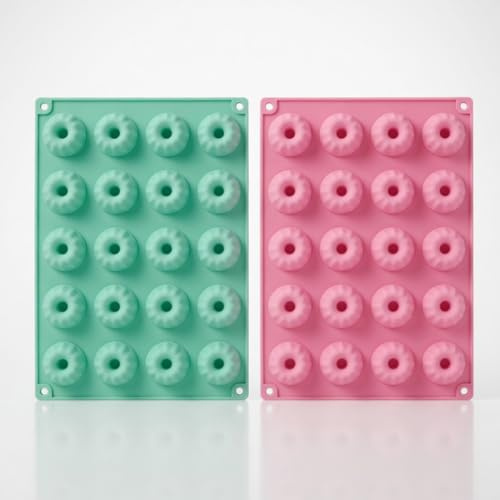 Visnreaen Moule à gugelhup en silicone - Mini moule à gugelhup pour gâteaux et pâtisseries