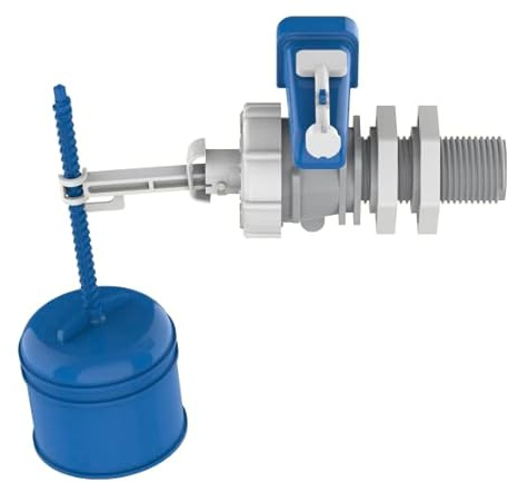 Professional Dudley Hydroflo Equilibrium Float Valve with Plastic tail Side Entry Inlet Valve 1/2 BSP 313079