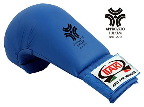 ORIENTE SPORT GUANTINO Karate-Godkänd FIJLKAM, ITAKI, OS 404FIJ (Blå, S)