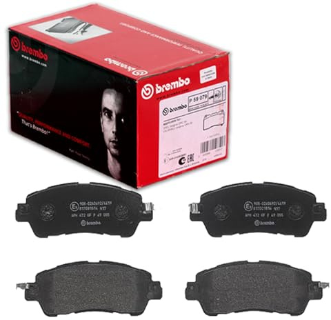 BREMBO Bremsbelagsatz, Scheibenbremse P49055 | Kompatibel mit: MAZDA 2