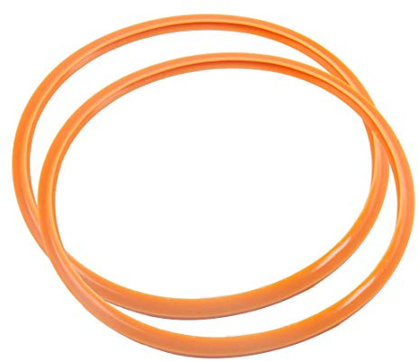 uxcell Cooker Sealing Ring, 34cm Silicone Rubber Gasket Sealing Ring for Cookers, Set of 2