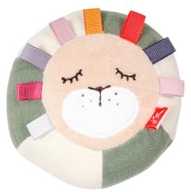 kikadu Rasselball Löwe - Babyspielzeug aus 100% GOTS-zertifizierter Bio-Baumwolle