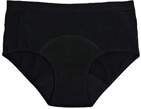 IMSEVIMSE Periodenslip Hipster, Black, Größe M, light flow (1er Pack)