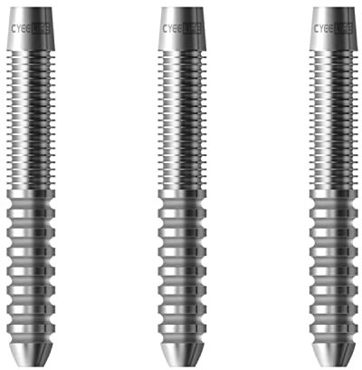 CyeeLife 18g Tungsten Soft Dart Barrels 90% ZG08 Silber