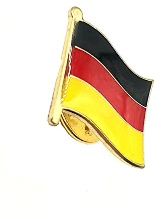 Tyskland tyska Deutschland metall emalj land flagga nål märke, Metall