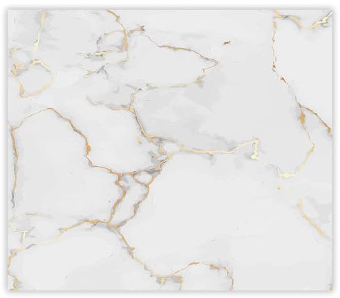 SMTDeco Herdabdeckplatte 60×52 cm – Mehr Arbeitsfläche, Spritzschutz & Schneidebrett – ESG Glas, kratzfest – für Induktion/Ceranfeld – 1-teilig, Motiv Marmor Stein Weiß