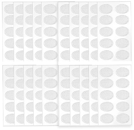 DHWEKU 200 Parches para Orejas con Soporte de aretes y lóbulo, Adhesivos y Transparentes de Polietileno Grueso, Fuerte viscosidad para Mayor Seguridad y Comodidad