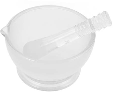 Juego de Tazón de Mortero de Vidrio 75ml para Laboratorio
