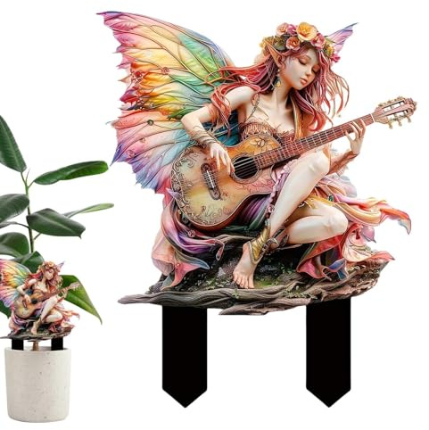 Hadas para jardín de hadas,Decoraciones de plantas para macetas - Decoraciones para macetas de hadas de jardín de hadas - Decoraciones para macetas, pequeñas figuras de gnomos de jardín, accesorios de
