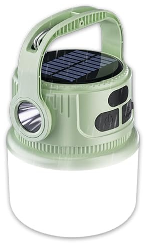 GkgWuxf Rechargeable Camping Lights, Solar Camping Lantern, Portable LED Camping Flashlight | Lightweight Waterproof Solar Tent Lamp Rechargeable Waterproof Supplies