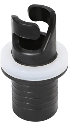 LQTSLFM Schlauchboot Ventiladapter, Schwarz Adapter Schlauchboot Ventil, Kajak Pumpe Ventil Adapter Auslaufsicher, Sup Pumpenadapter Wiederverwendbar (Schwarz-1pcs)