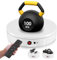Piatto Girevole Elettrico 30CM, 100KG e Ricaricabile Espositore Girevole Elettrico, 360° Direzione e Velocità Regolabili Automatico Base Girevole Elettrica con Telecomando per Fotografia(Bianco)