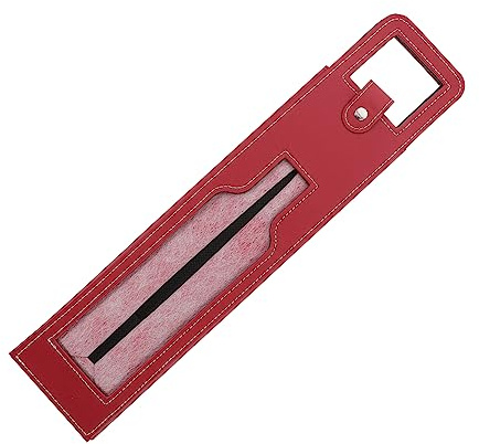 Angoily Bolsa de Cuero Roja Asa Ligera y Ecológica para Transportar Botellas de Vino Adecuado para Fiestas y Ocasiones Obsequios