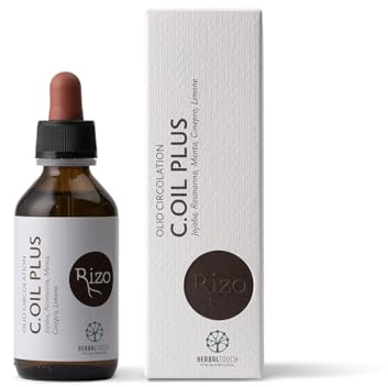 Herbal Touch C. Oil 100 ml Öl zur Unterstützung von Kreislaufproblemen mit Jojoba, Rosmarin, Minze, Wacholder und Zitrone, reaktiviert und entlastet das Schweregefühl