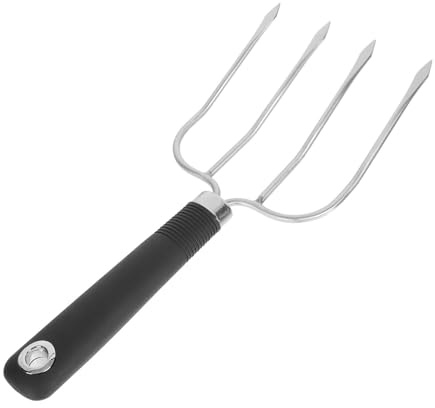 VILLCASE Fourchette à Barbecue pour Viande Ustensile de Cuisine Fourchette à Bœuf avec Manche Plastique Brochette pour Barbecue