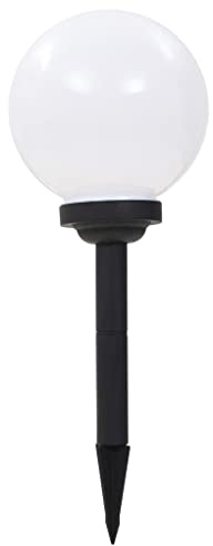 Generico Lampade Solari da Esterni Sferiche 3 pz LED RGB 20 cm