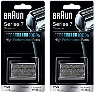 Braun Series 7 Combi 70S Cassette Replacement (Formerly 9000 Pulsonic)-All New Value Pkg (2 Refills)