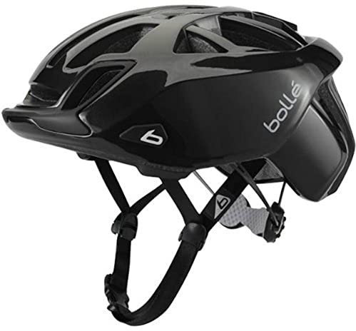 Bolle The One Road Standard hjälm svart/mörkgrå huvudomkrets 58–62 cm 2017 mountainbike hjälm neråt