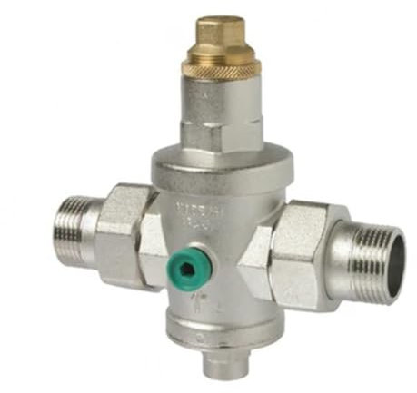 Riduttore di pressione con sede inox e bocchettoni MM 3/4 DN 20