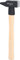 BRILLIANT TOOLS BT077025 Marteau rivoir avec manche Hickory, 250 g, forme française [Powered by KS TOOLS]