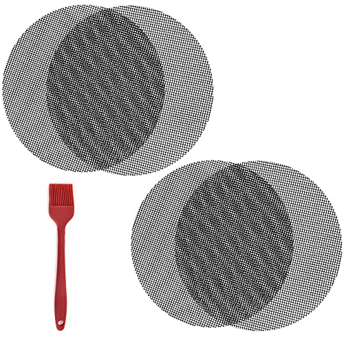 BAIYA Tapis De Cuisson,BBQ Grill Mat Antiadhésif,Tapis De Cuisson Barbecue 4 Pcs Réutilisable,pour Barbecue à Gaz Électriques Et Charbon