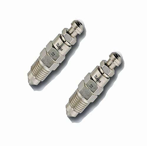 2X stahlbus Schnell-Entlüfterschraube M10x1.0x14 mm mit integriertem Entlüftungsventil SB-110412