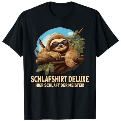 Faultier Pyjama Faultier das Schläft Schlafshirt T-Shirt