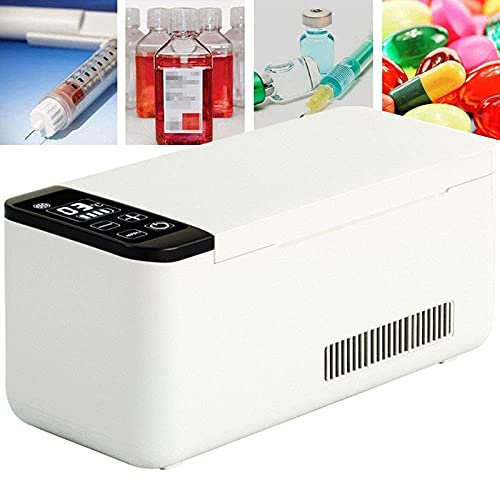 Custodia da Viaggio per insulina, Borsa frigo per insulina, Custodia da Viaggio per insulina con Display a LED, Comoda Borsa frigo per diabetici isolata per Penna per insulina, per
