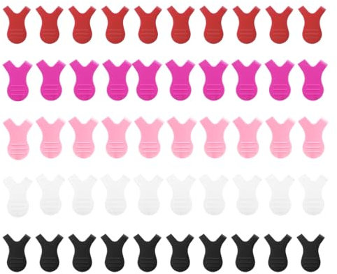 DLPRK 50 Paquets Mini Brosse à Cils en Forme de Y, Version améliorée Brosse à Cils de Greffage Lift Outil de Beauté de Maquillage diverses couleurs