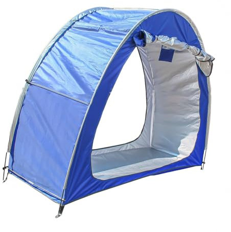 Fxiaobin 2 PCS Box Biciclette può Essere Giuntato Box Biciclette per Mobili da Giardino,Biciclette,Moto Casette da Giardino Tettoia per Auto da Esterno,Blue