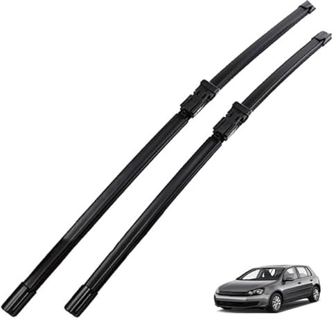 MGYMGY Auto-Scheibenwischerblatt, Für Vw Golf 6 2009-2012 (24+19) Wasserabweisende Wischerblätter, Auto-Scheibenwischerblätter Bürsten