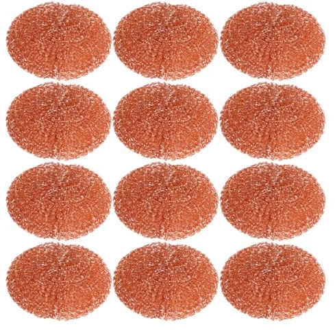 Toyvian 12 Pièces Boule de Nettoyage Marron en Laiton pour Panne de Soudage, Outil pour Enlever Oxydes et Soudure, Nettoyage Précis des Pointes de Fer à Souder