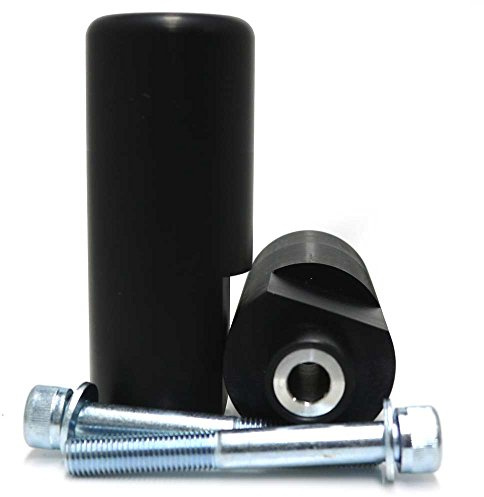 Shogun USA Made Yam YZF-R1 R1 2004 2005 2006 Black No Cut Frame Sliders - 750-6709