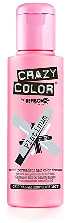 Crazy Color Platinum no 28, 100ml - crema colorante platino