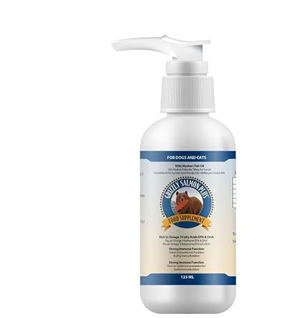 Grizzly Puro olio di salmone selvatico 250 ml, la confezione può variare