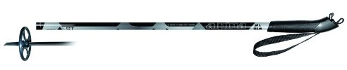 ALPINA Sports ASC ST Snowflake Backcountry Bastones de esquí de Fondo, Plateado, 165 cm