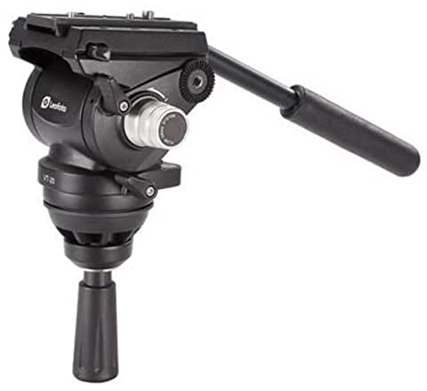 LEOFOTO VT-20 Video Head 75mm Half Ball Fluid Drag / Manfrotto Compatible For 75 Bowl Tripod