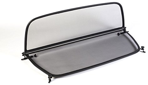 Déflecteur de vent pliable avec fermeture rapide - noir pour Audi A3 8P 2008-2013 | Filet Anti-Remous Coupe | Déflecteur d'air