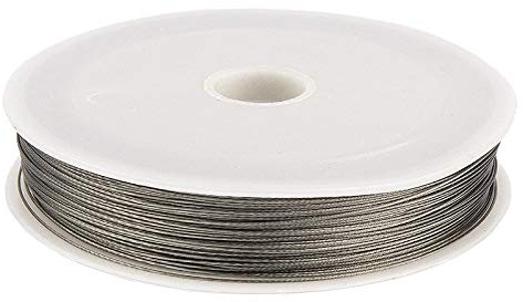 Ideen mit Herz Schmuckdraht | aus Stahl | silberfarben | 100 m (Ø 0,38 mm)