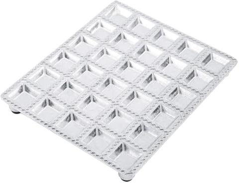 Aluminum Alloy Ravioli Mould Tray - Energy Saving Dumplings Pastry Mould Maker - Mini Squares Ravioli Maker - Reusable Packaging - Socialme-EU