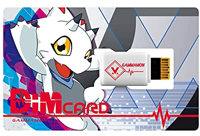 BANDAI Digimon Gammamon DIM Card DIM Card Espansione per il braccialetto Vital | Alleva nuovi animali domestici elettronici con questo braccialetto vitale | Ottimo regalo giocattolo elettronico