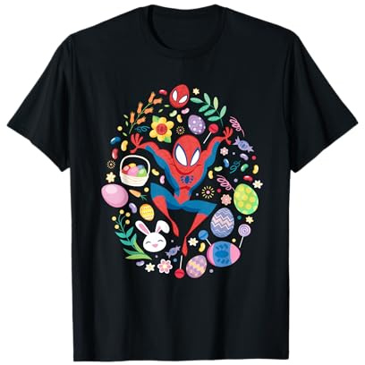 Marvel Spider-Man Cartoon Easter Egg T-Shirt