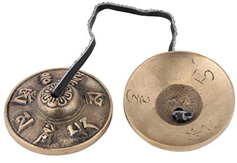 Cymbales tibétaines Tingsha, laiton tibétain Tingsha méditation cloche méditation carillon cloches méditation bouddhiste Yoga cloche carillons