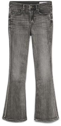 Vero Moda Female Rilasciato VMFLASH Mid Rise Jeans Rilasciato, Denim Grigio Medio, (L) W x 30L