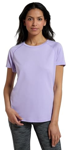 Mountain Warehouse Endurance Womens Short Sleeve T-Shirt Lilac (Plain) 16