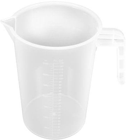 BESTonZON Mesureur Cuisine Plastique Multi-usage Avec Poignée Anti-brûlure Et Graduation Claire Tasse à Mesurer Réutilisable Pour Liquides Et Œufs Résistant Chaleur Pour Pâtisserie Et Boisso