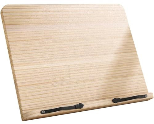 Lpitoy Bambus-rezeptbuchständer, Ständer – Kochbuchhalter, Holzbuchhalter Für – Kochbuchständer Für Küche Und Schreibtisch, Verstellbare Buchständer Für – Bibelbuchablage