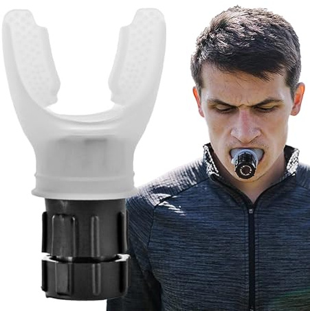 Entrenador pulmonar para atletas: dispositivo portátil para ejercicios de | respiración, entrenador respiratorio de intensidad ajustable, herramienta para aumentar la capacidad, instrumento de entrenam