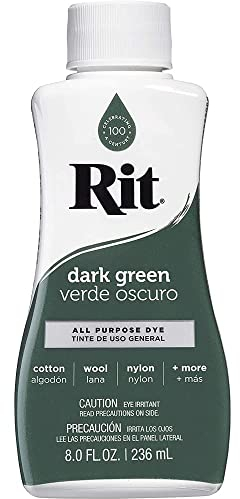 Rit Dye Rit All Purpose Liquid Dye, Green, 236ml,RITLD