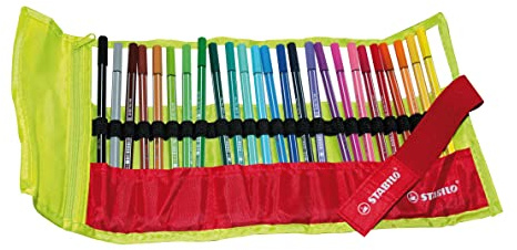 STABILO - Premium-Filzstift - Pen 68 - 25er Rollerset